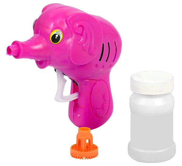 Elephant-shaped bubble gun for kids