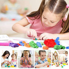 Creative dough clay moulds in 5 colors, non-toxic pack of 6