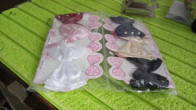 Hair Bow Knot Clip Suitable For Girls (1 Pc / Multicolour)