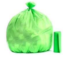 Environmentally safe green trash bags (24