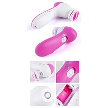 Facial and body massager with 5 functions.