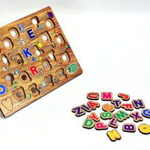 Capital letter learning toy