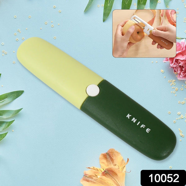 2 in 1 Knife, Multifunctional peeler Two in one fruit knife, fruit and vegetable cutting knife+sawtooth peeler, apple, carrot, potato, fruit slice antiskid