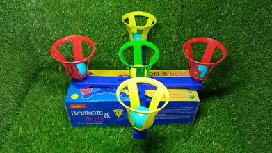 Toy set with baskets and balls for kids