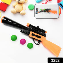 Manual Big Shooting 3 Ball Gun Toy shoot super ping pong gun for kids, Plastic Balls Shooting Gun Toys For Boys Kids High Quality Gun